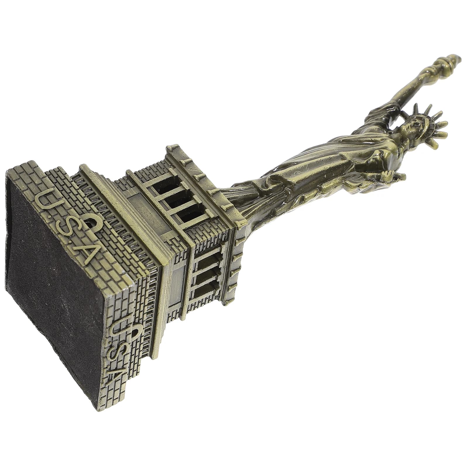 Statue de la liberté en Bronze, ornement en métal, Design rétro, 15cm, décor de fête à domicile, bur