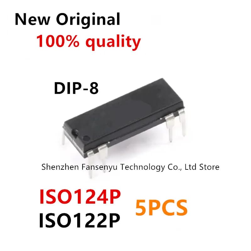 (5 pièces) 100% nouveau jeu de puces ISO124P IS0124P ISO124 IS0124 ISO122P IS0122P ISO122 IS0122 DIP
