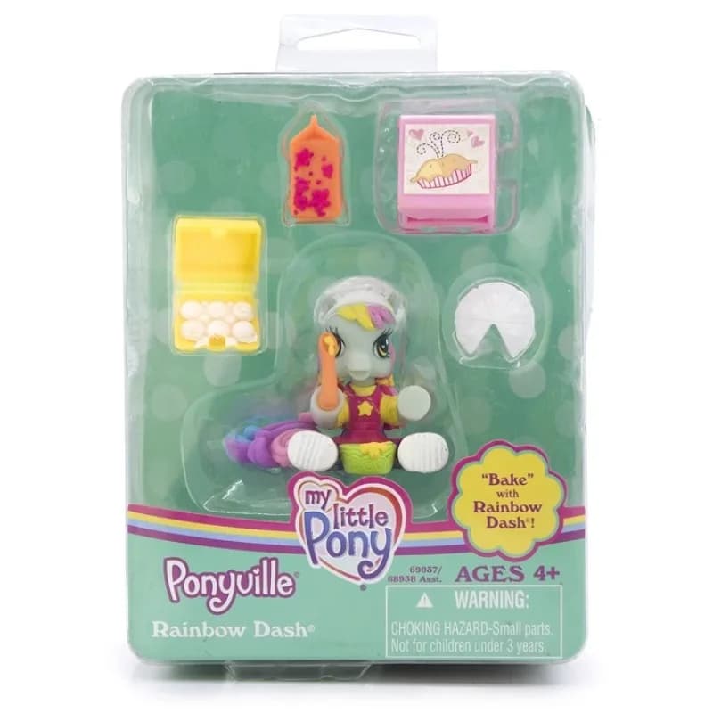 Véritable Original Mon Petit Poney Mini figurine chérie Belle arc-en-ciel Dash Anime cadeau Collecti