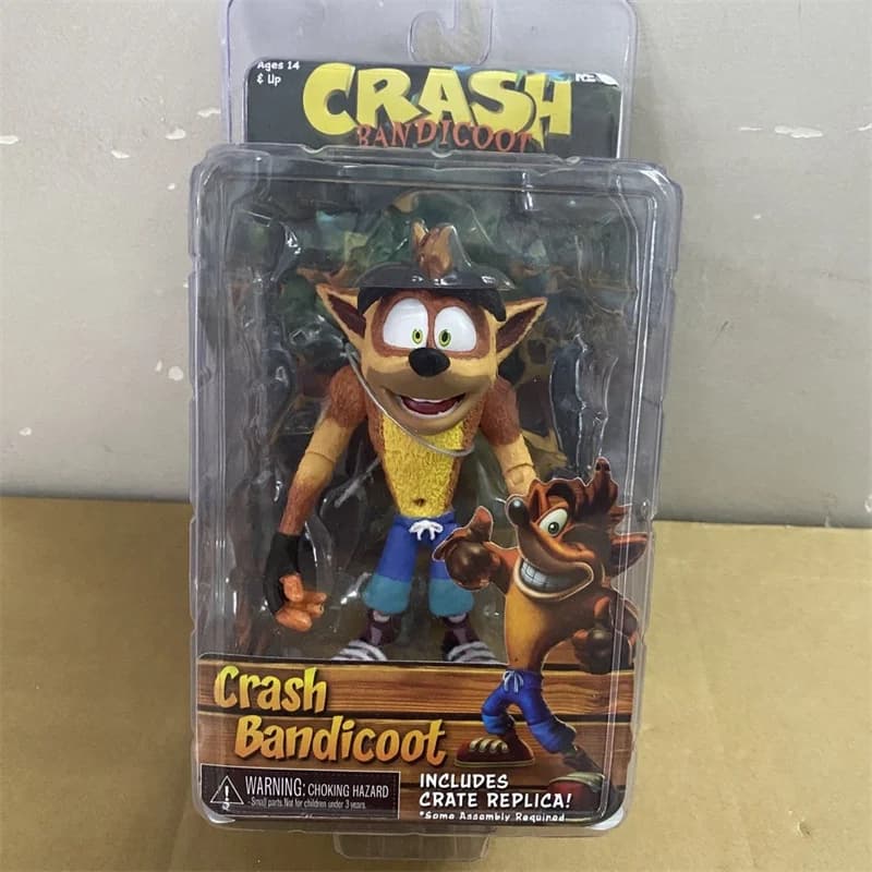 Figurine NECA Crash Bandicoot Sane Trilogy, figurine d'action, jouet, poupée, décoration, cadeaux d'