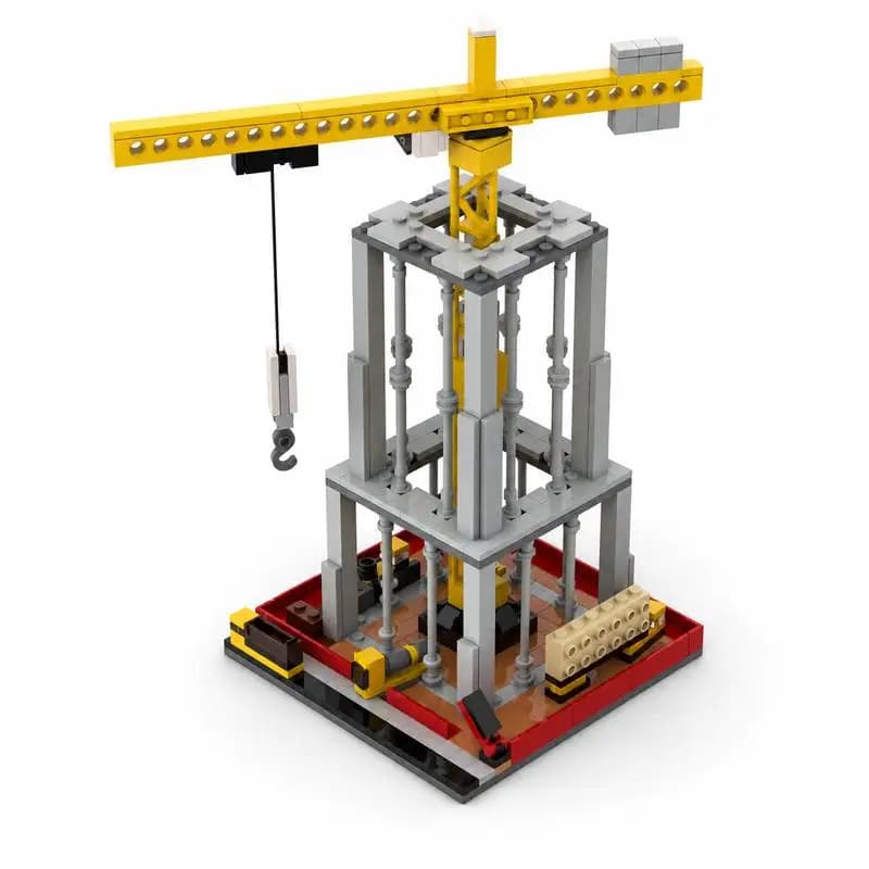 533 Pièces de Construction Modulaire MOC, Modèle d'Architecture Urbaine, Puzzle Personnalisé, Assemb