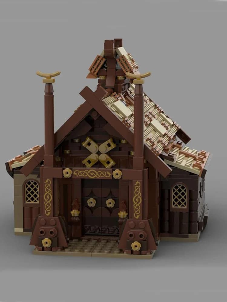 MOC Magic Ring Movie - Modèle de forge médiévale - Briques de construction à assembler soi-même - Jo