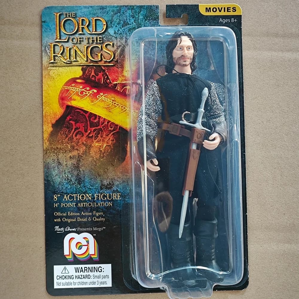 Poupée d'action Mego originale en PVC, personnage de film, modèle de collection, jouet cadeau, 8 po