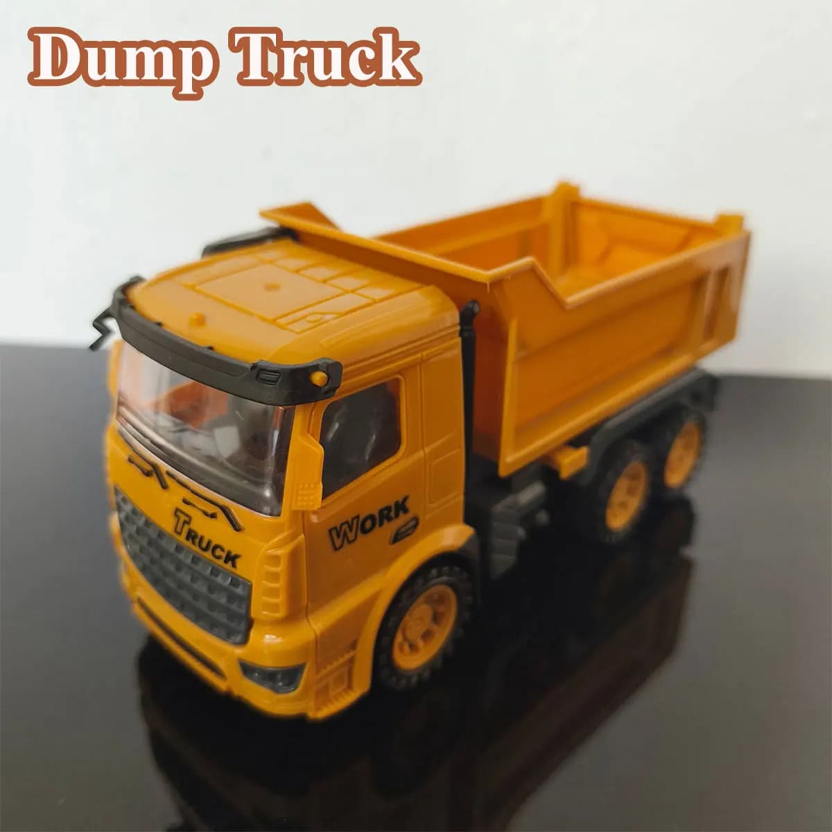 Véhicule d'ingénierie jouet pour enfants, modèle inertiel, voiture en plastique, camion mélangeur, g