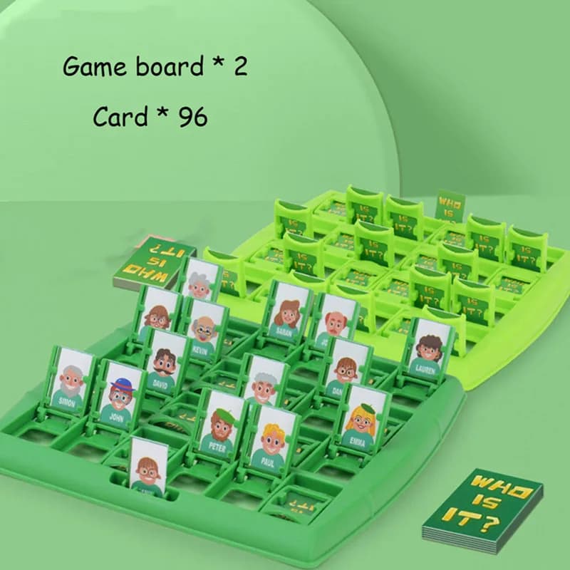 Devinez qui je suis ? Jeu de société de combat pour deux joueurs, interactif parent-enfant, raisonne