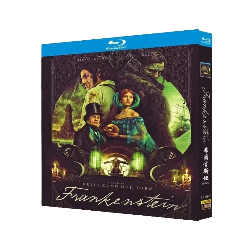 Frankenstein (2025) : Coffret Blu-ray 1 disque toutes régions, nouvelle édition, haute définition