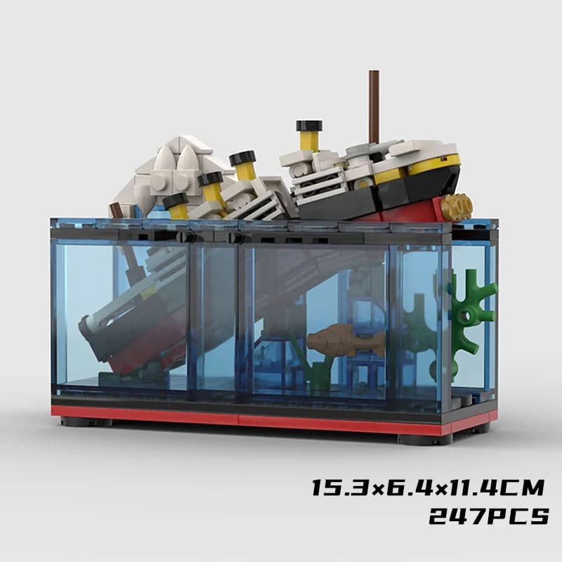 Titanic Sank Ship modèle Break in Half MOC blocs de construction briques bateau Kit construcriton en