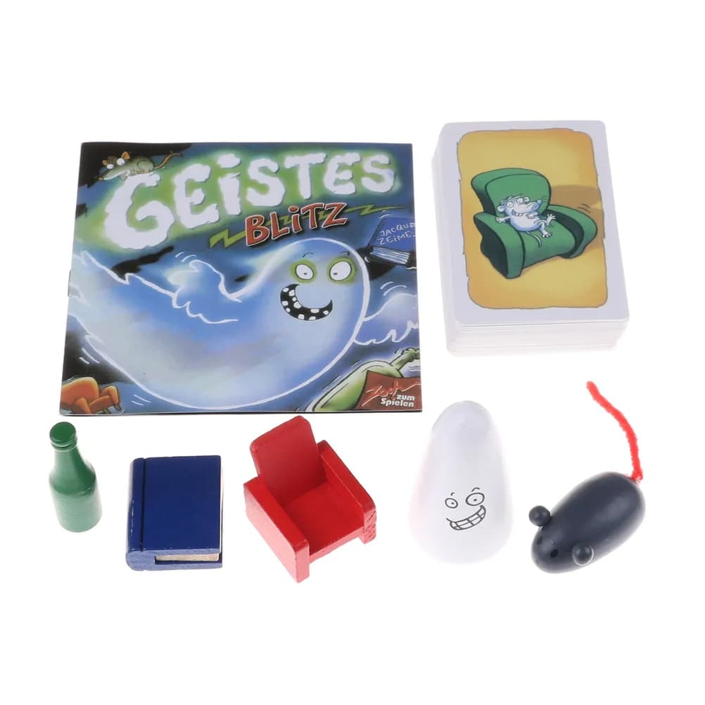 Jeu de cartes de jeu familial Geistes Blitz 1 + 2 + 3 Ghost Blitz Geistesblitz 5 Vor 12, jeu de soci