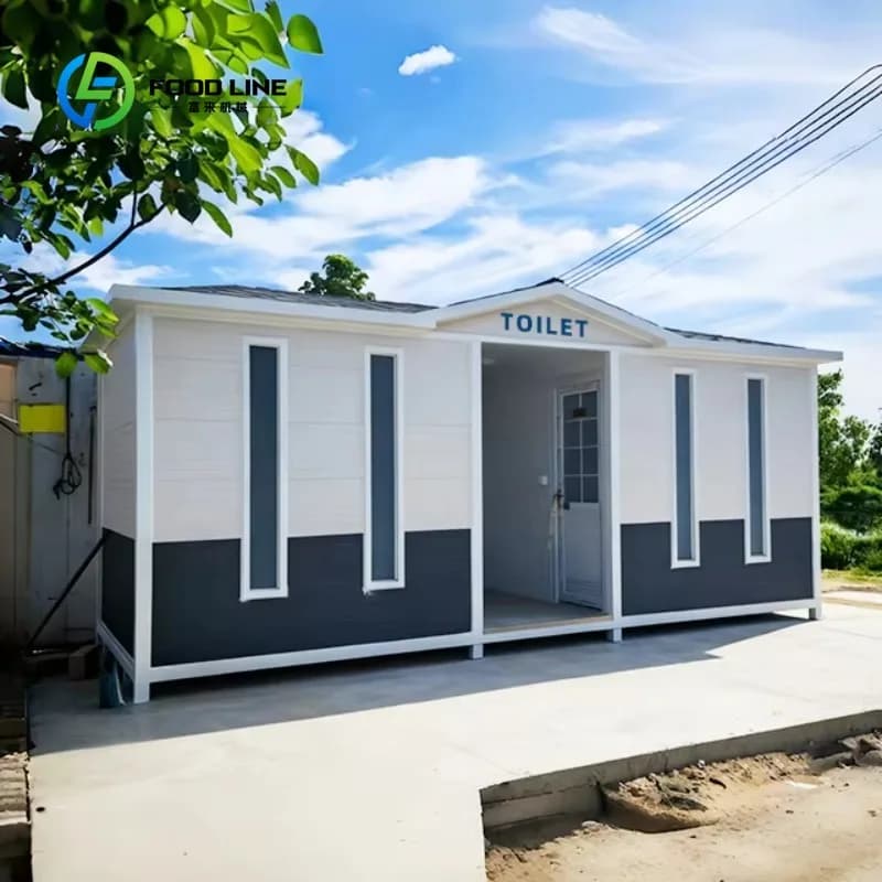 Toilettes sèches portables en plastique pour l'extérieur, respectueuses de l'environnement, garantie