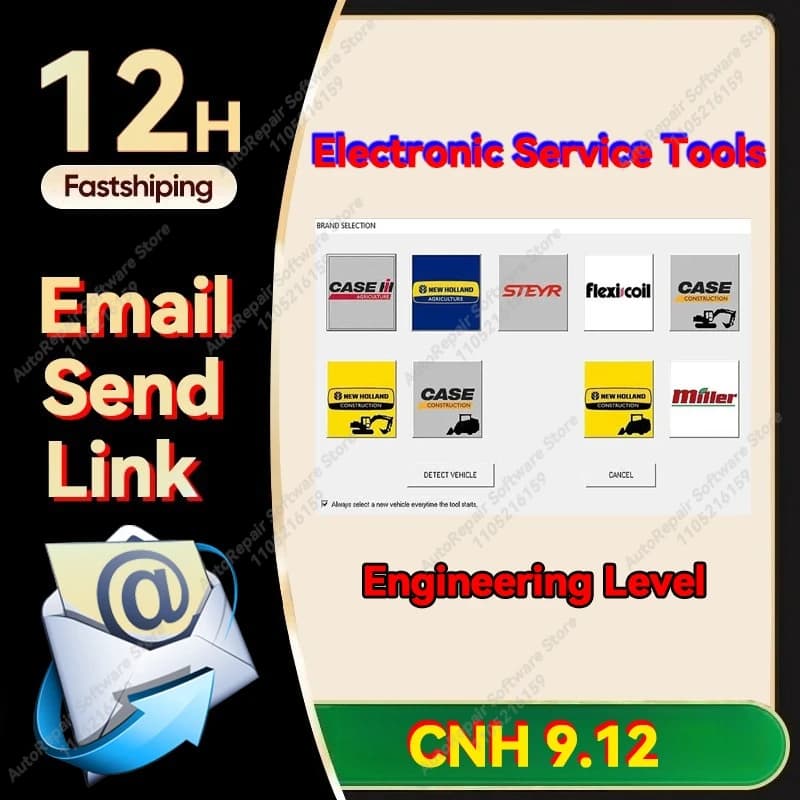 2025 pour logiciel d'outils de Service électronique CNH (niveau d'ingénierie est 9.12 Up5) + activat