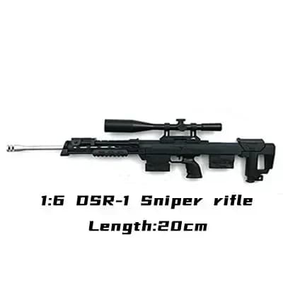 Pistolet à assembler peint SVD, fusil de Sniper AWM TAC-50 PSG-1 DSR-1 MK14, fusil d'assaut, bras de