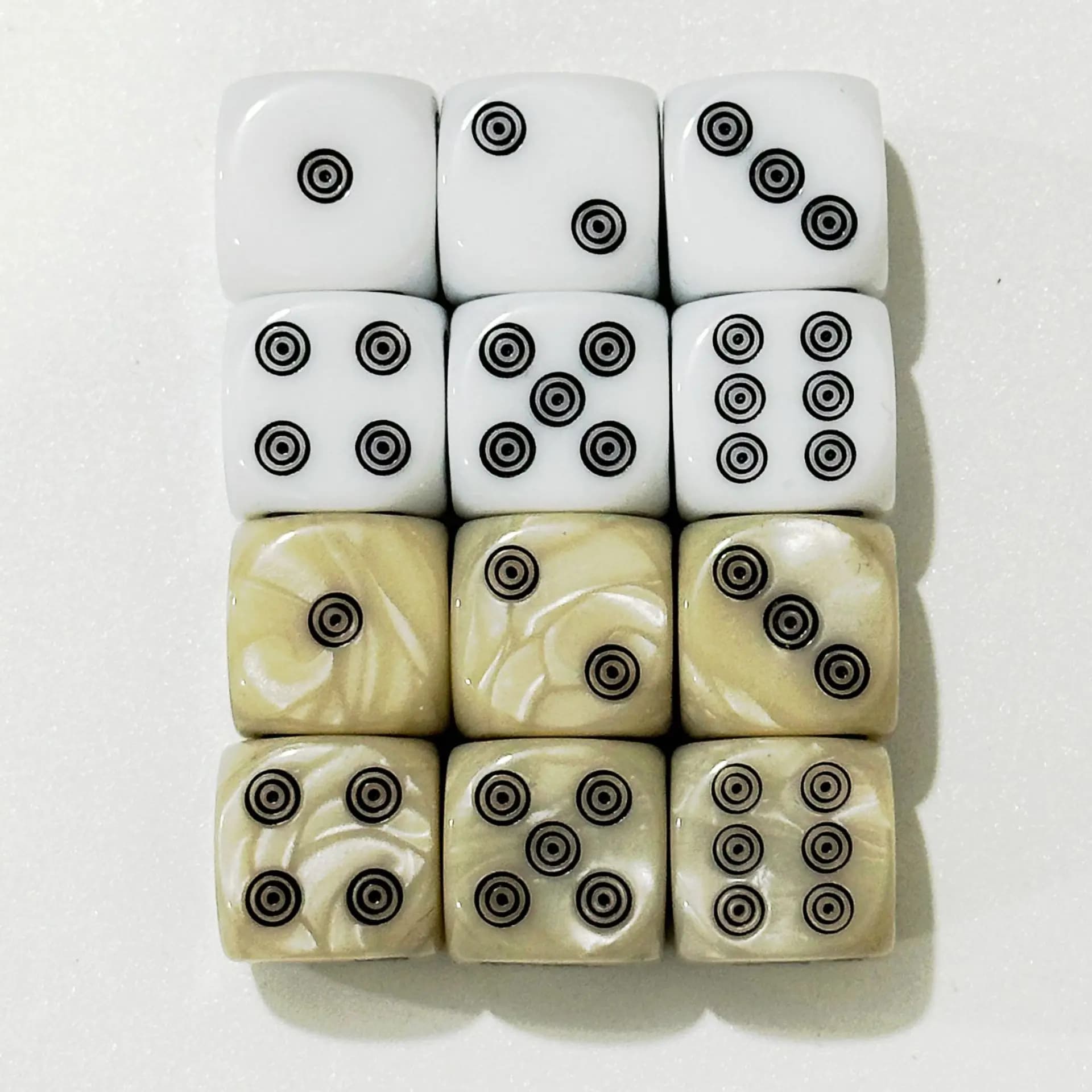 Jeu de dés en cercle à 6 faces, puzzle amusant, 10 pièces/ensemble