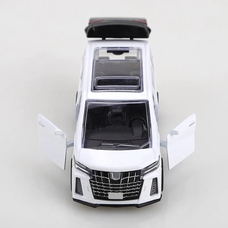 (En sachet) 1/ Voiture miniature de style fourgonnette, en métal moulé sous pression, jouet pour gar