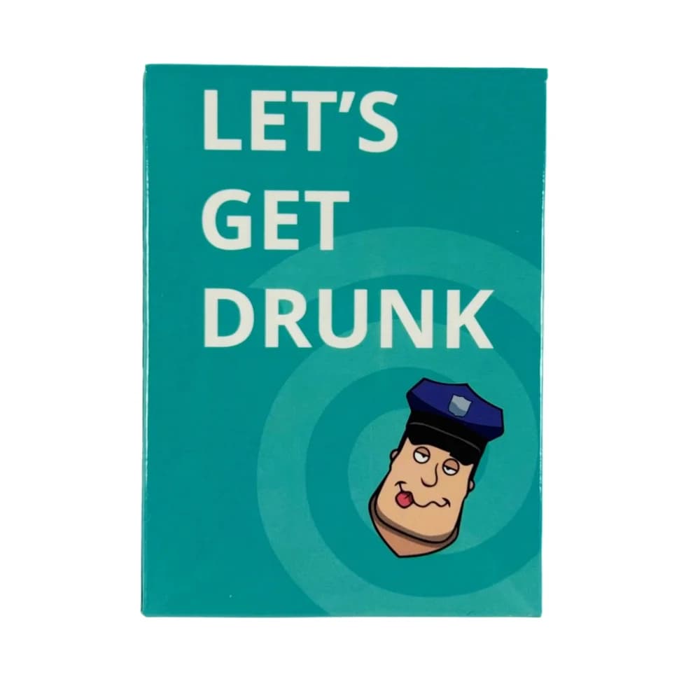 Jeu de cartes 'Let's Get Drunk' en boîte, version anglaise, pour les couples, les soirées, les jeux