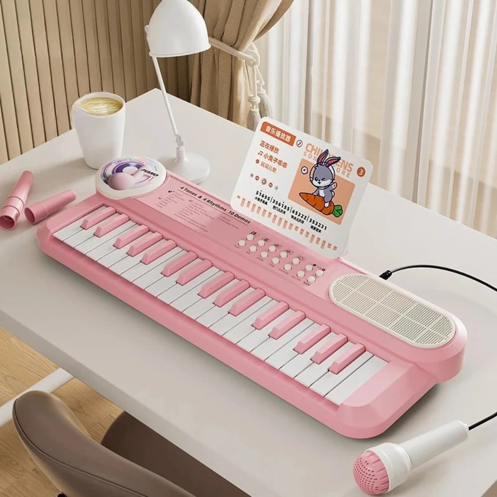 Clavier de piano électronique à 37 touches, adapté aux débutants, apprentissage à partir de zéro, in