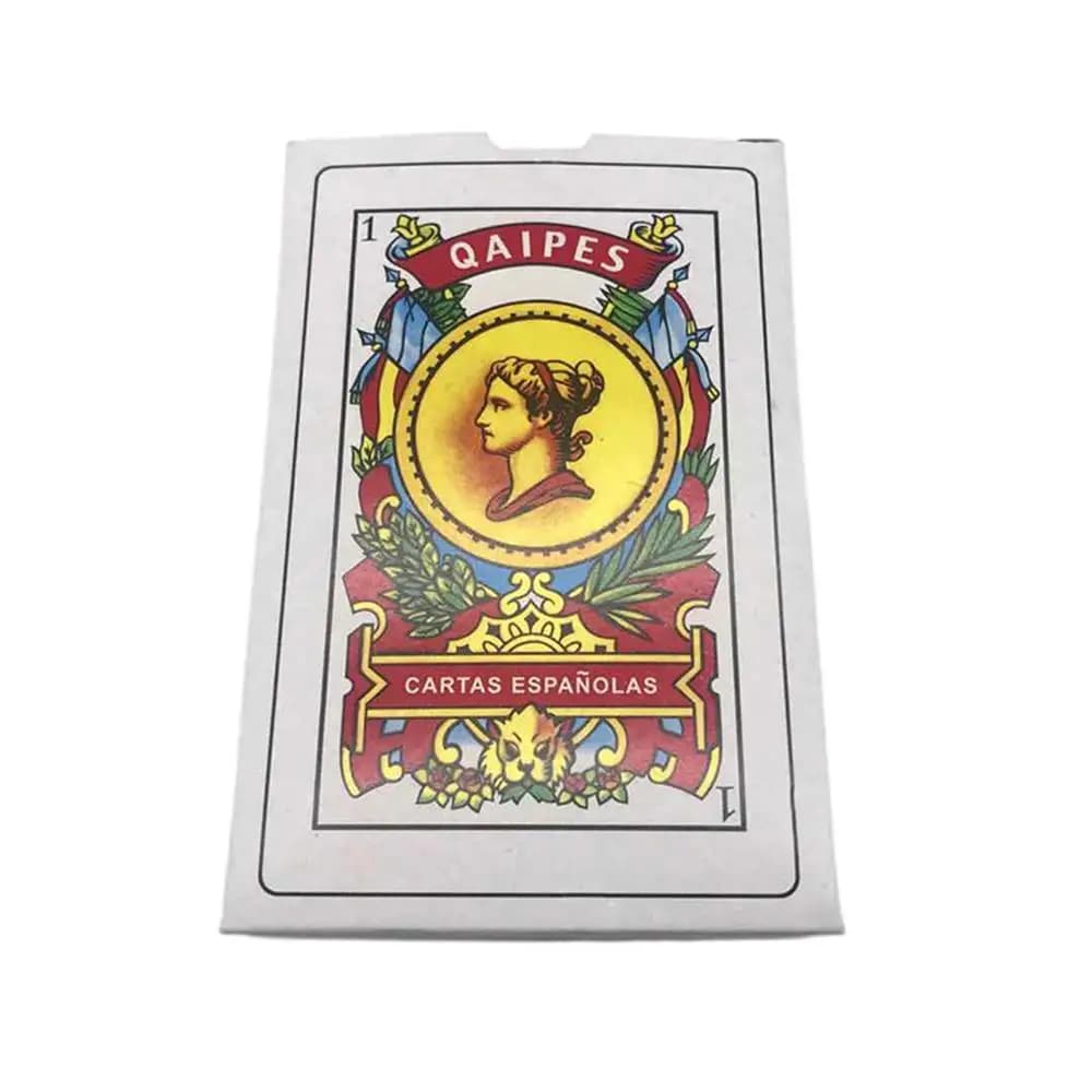 Cartes de jeu de poker espagnoles, 50 pièces, jeu créatif avec motifs uniques, jeu d'interaction soc