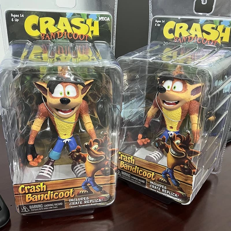 Crash Figure jeu Crash Bandicoot Sane trilogie Action Anime Figure jouet poupée décoration Halloween