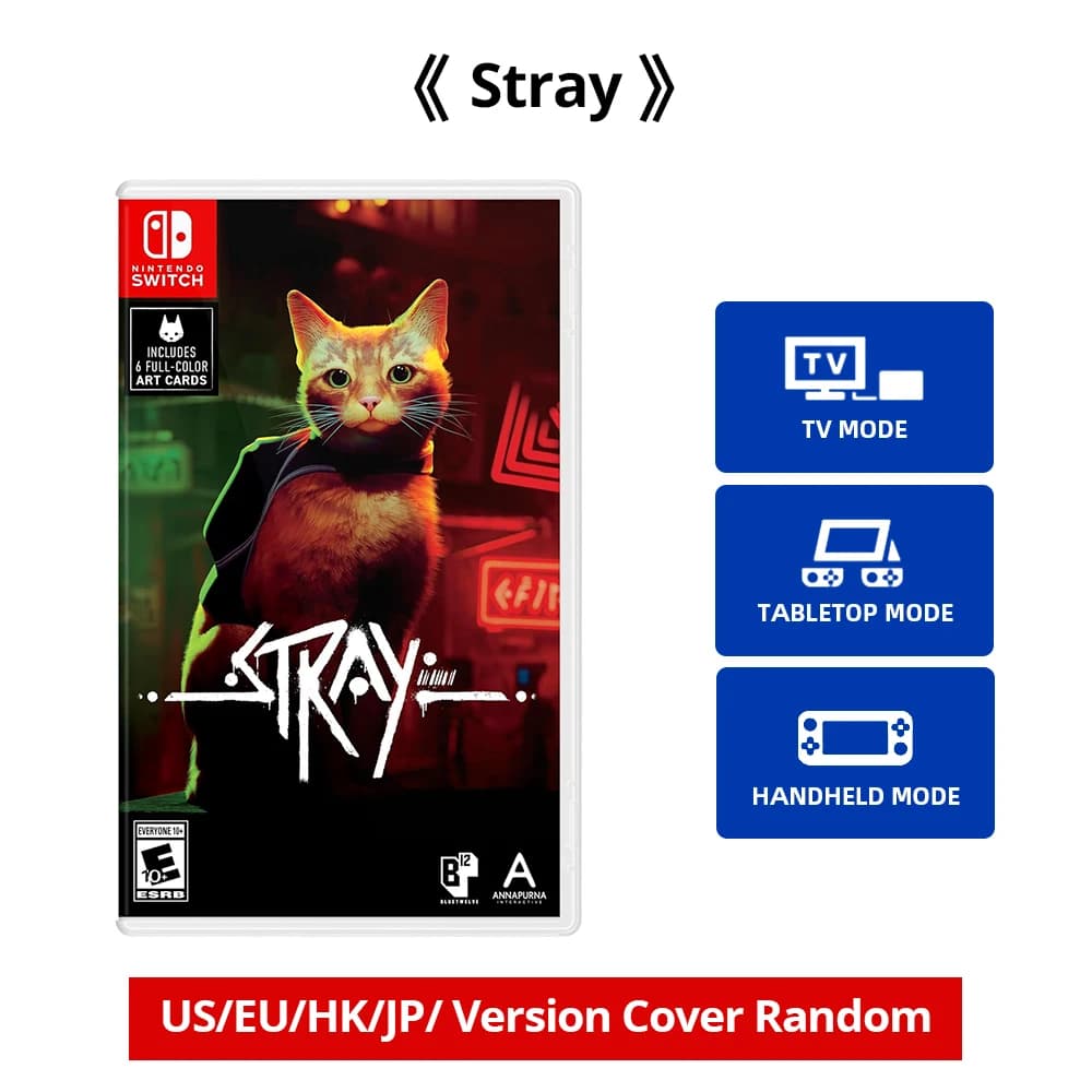 Stray - Offres de jeux Nintendo Switch Carte de jeu physique 100% officielle pour console de jeu Swi