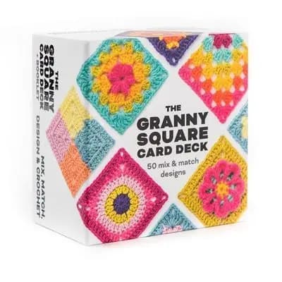Jeu de cartes Granny Square DIY : motif tricoté pour cartes