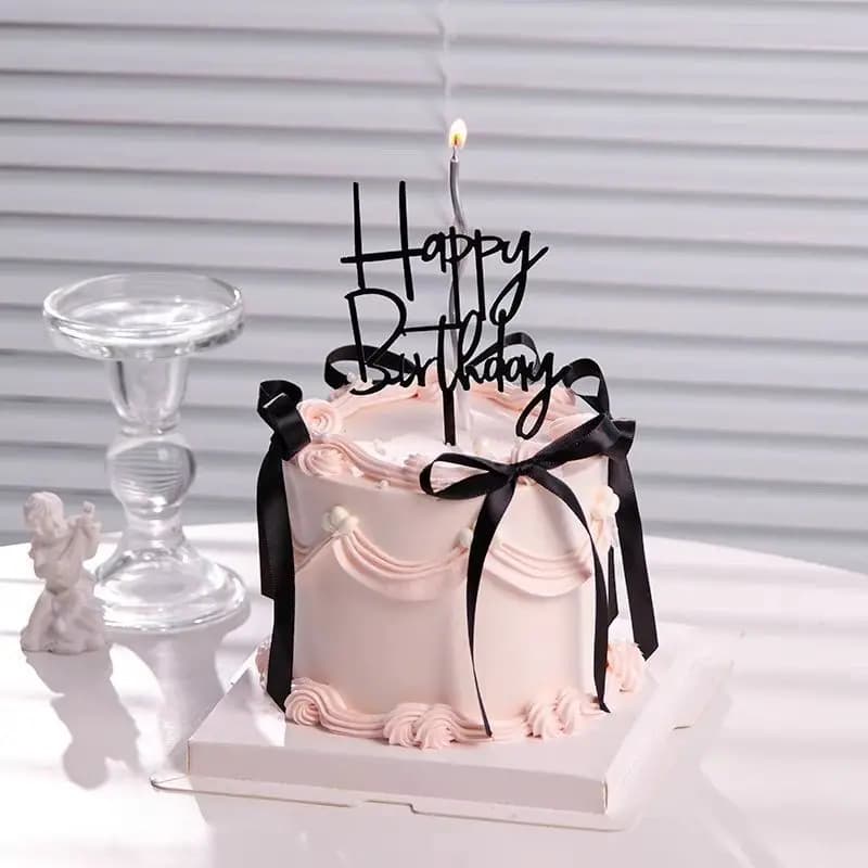 Modèle de gâteau de simulation populaire sur internet, nœud, anniversaire, fausse vitrine, échantill