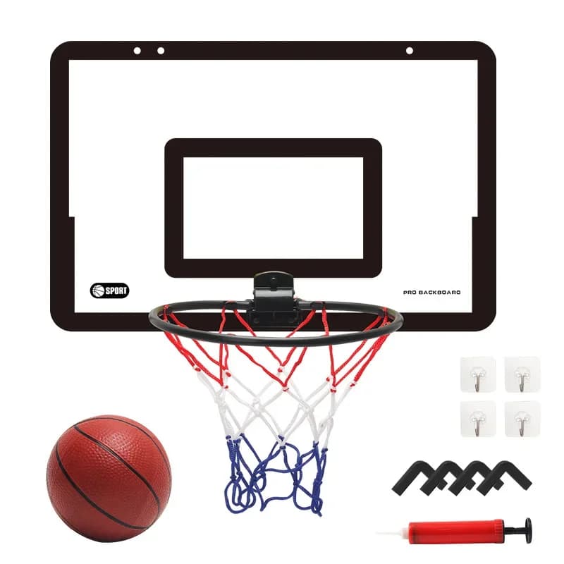 Kit de jouets de cerceau de basket-ball Portable, pliable, pour Fans de basket-ball d'intérieur et d
