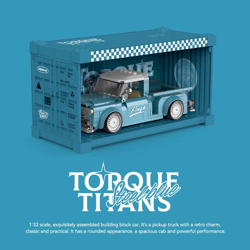 Nouveau PB camionnette technique blocs de construction de voiture de sport modèle de véhicule de cou