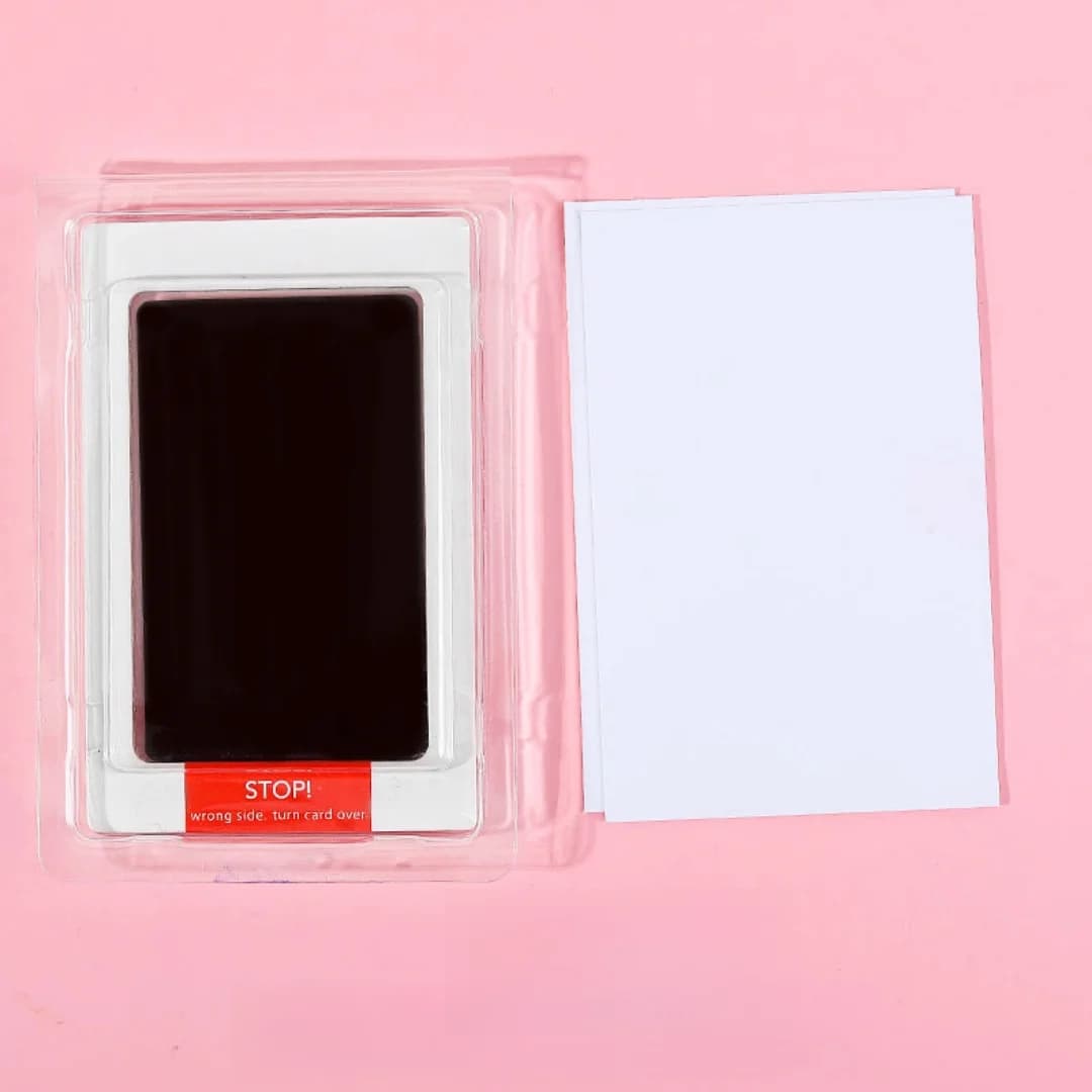 Tampons encreurs tactiles pour nouveau-né, kit d'empreintes de mains et de pieds pour bébé, 1 tampon