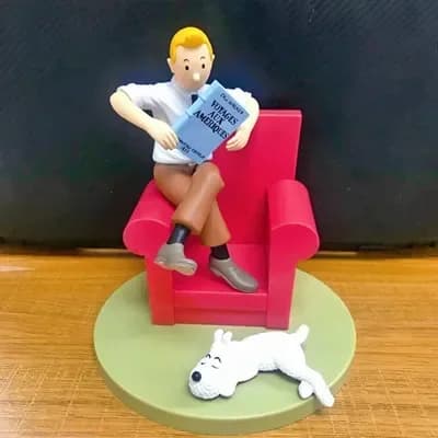 Figurines d'action en PVC, dessin animé les aventures de l'étain Dupont, bande dessinée classique, m