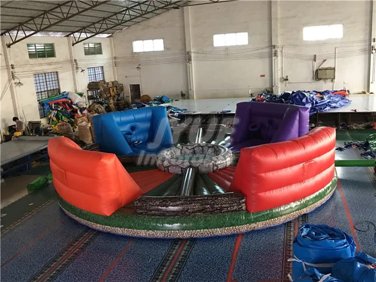 Jeu interactif gonflable Hippos Affamés, Jeux de course à la corde élastique, Sports gonflables de c