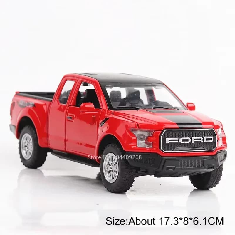 Modèle de voiture pick-up Raptor F-150 BigFoot, échelle 1:32, jouet, son et lumière, camion tout-ter