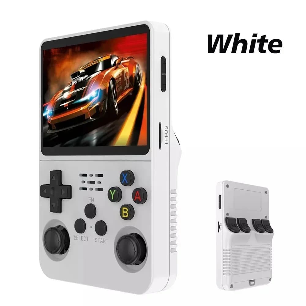 Console de jeux vidéo rétro 128G R36S R35s Pro, écran IPS 3,5 pouces, système Linux, 64 jeux, lecteu