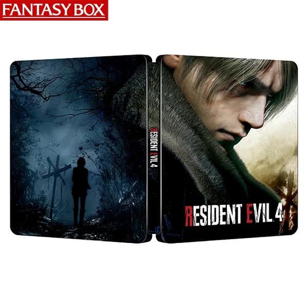 Resident Evil 4 Remake Edition Steelbook ONi Fantasy Box (disque de jeu non inclus)