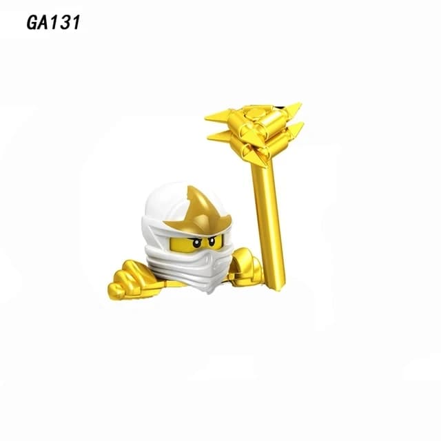 Figurines miniatures GA131-G140, soldats squelettes, guerriers serpents, samouraï, jouets de la séri