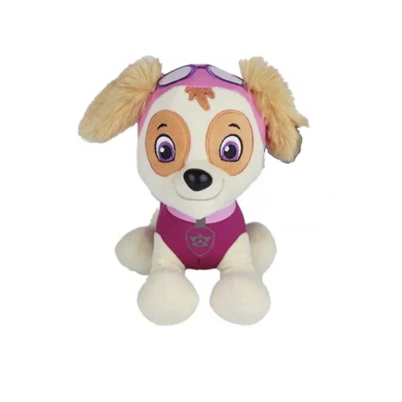 Ensemble de jouets en peluche Paw Patrol avec figurines d'action Chase et Skye, personnages en peluc