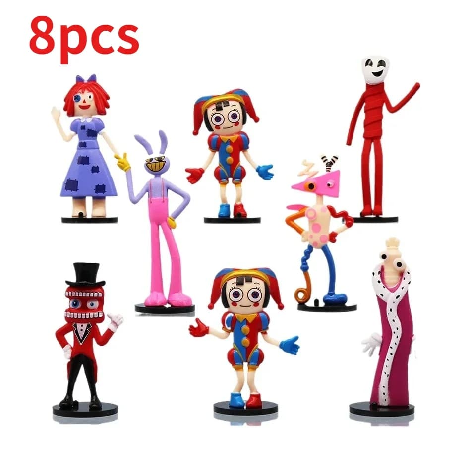 Ensemble de jouets numériques incroyables du Cirque 2026 - 8 figurines sur le thème de Noël - Nouvel