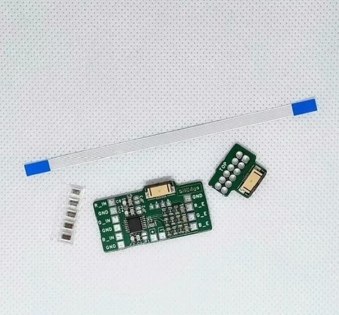 SNEdge – Affûteur d'image SNES Accessoire modifié pour console de jeu rétro
