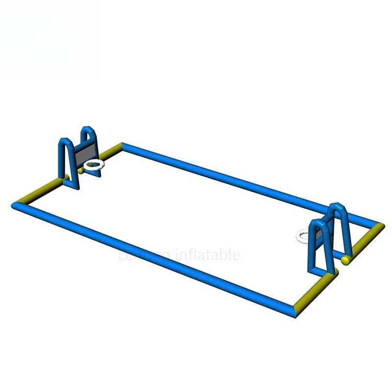 Jeux aquatiques d'été terrain de volley-ball gonflable amusant plage Sports nautiques terrain de bas