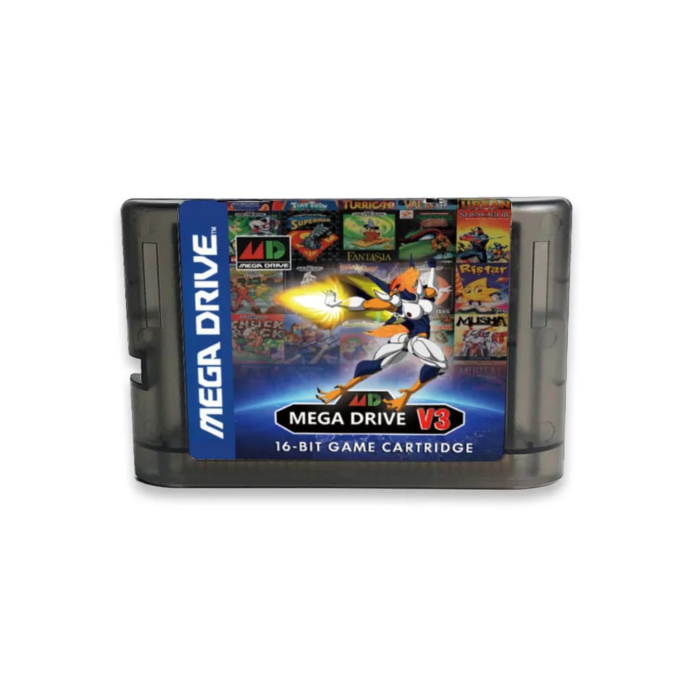 MegaDrive Genesis 3000 en 1 MD V3 Pro cartouche de jeu 8GB TF Gard pour SEGA Genesis Mega Drive USA/