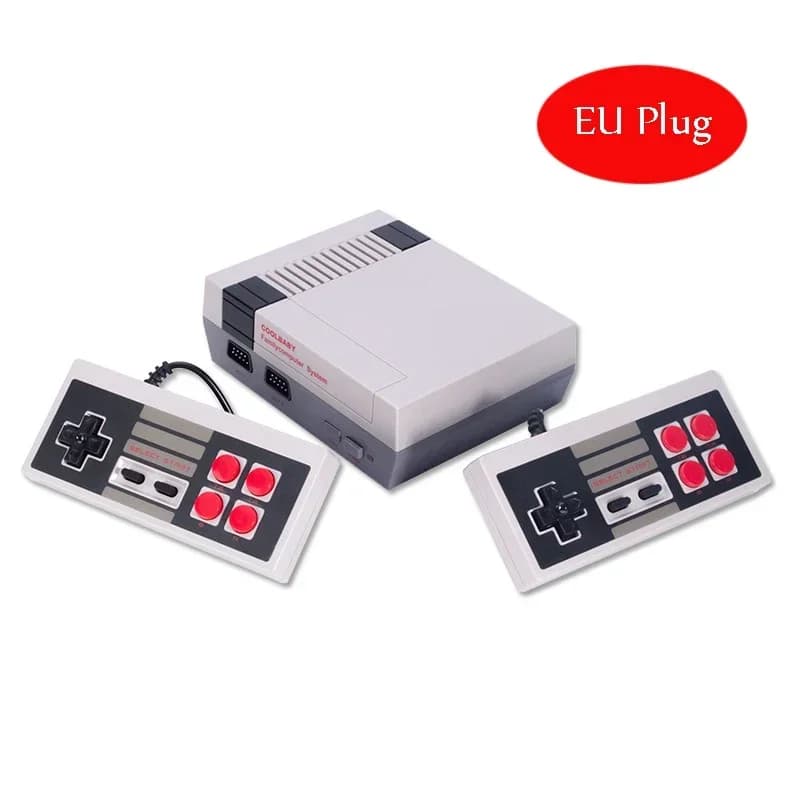 Console de Jeu Portable Rétro pour la Famille avec Sortie AV, 620 Jeux Classiques Intégrés, Double M
