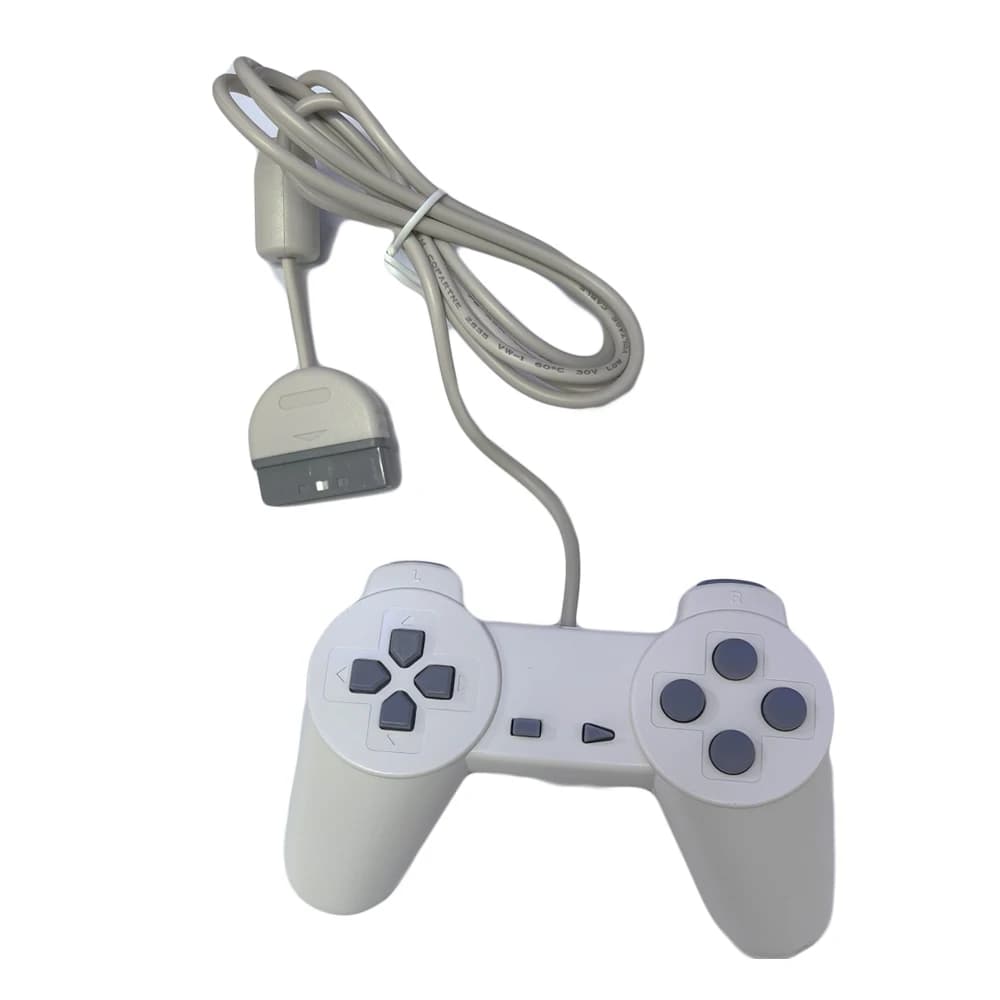 Contrôleur de jeu classique pour PS1 pour contrôleur de jeu PlayStation1, manette de jeu filaire, co