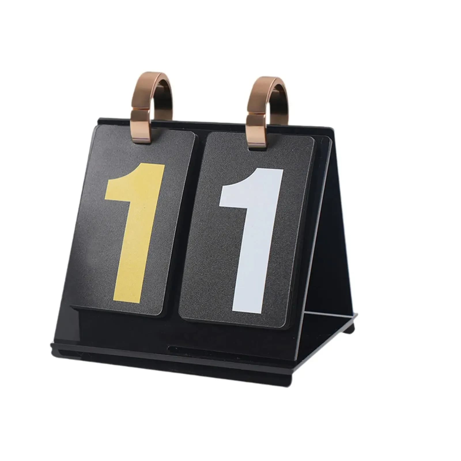 Tableau de bord numérique en acrylique, compteur de partition à rabat, tableau de notation de jeu, r