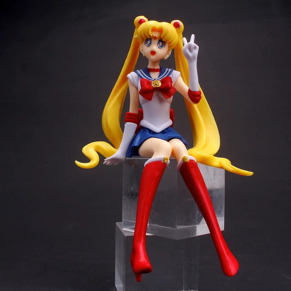 Figurine de marin lune, dessin animé Jupiter Makoto Venus Minako Tsukino, poupée lapin, jouet petite