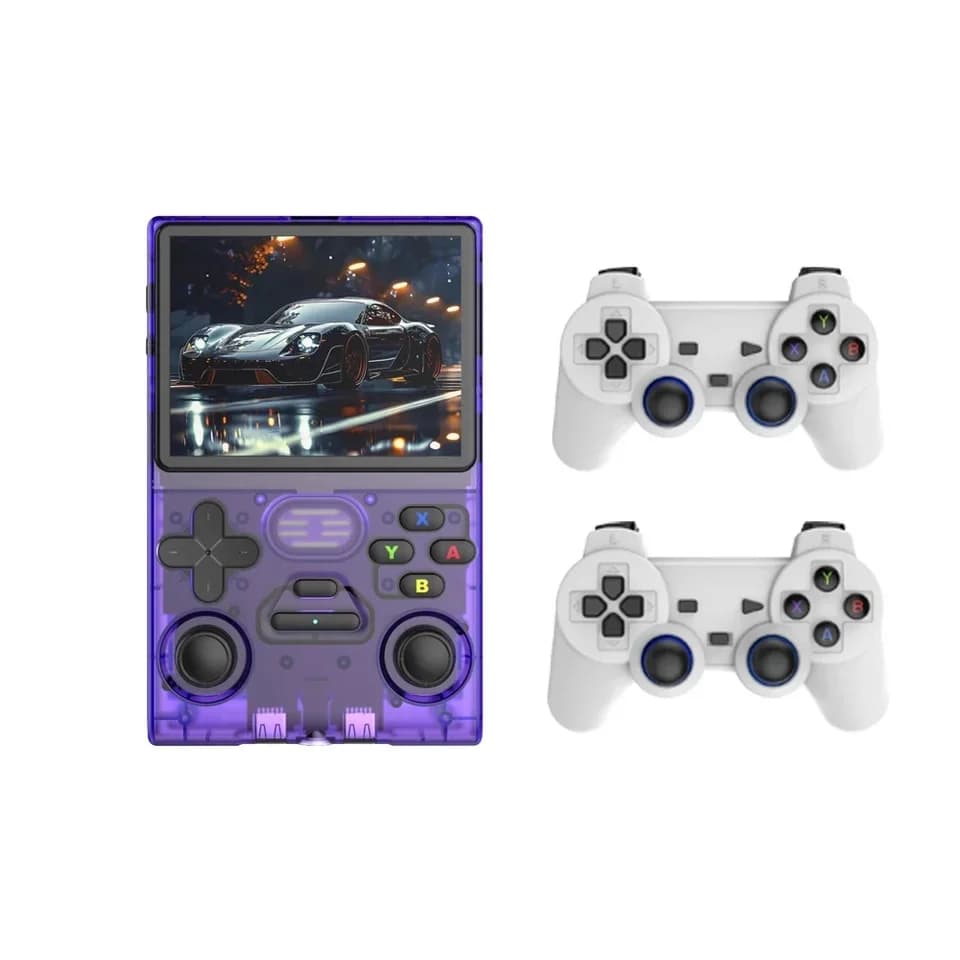 Console de jeux rétro M18 Pro, écran 3,5 pouces, système Linux, lecteur vidéo portable de poche, 64