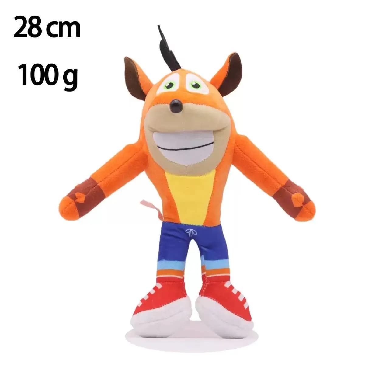 Nouveauté : Peluche Anime Crash Bandicoot, jouet en peluche doux Aku Aku Crash, cadeau de Noël