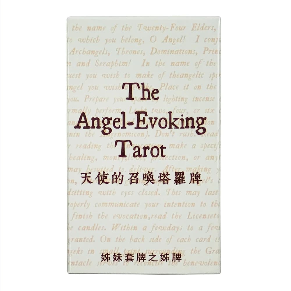 Nouvelles cartes de tarot, jeu de tarot rétro évoquant les anges, 78 cartes rétro, jeu de divination