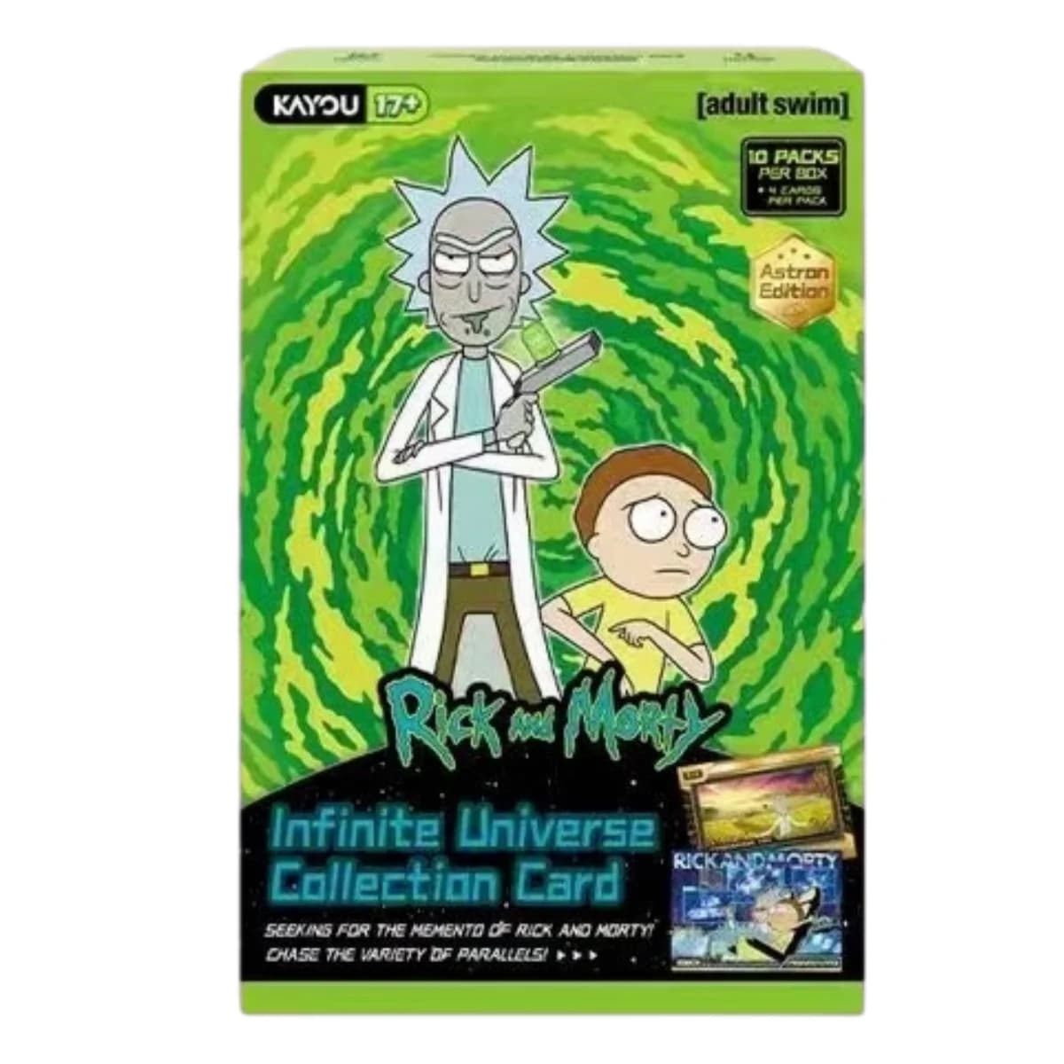 KAYOU Authentique Rick et Morty Carte à collectionner Infiniteuniverse Xingyaobao, produit dérivé d'