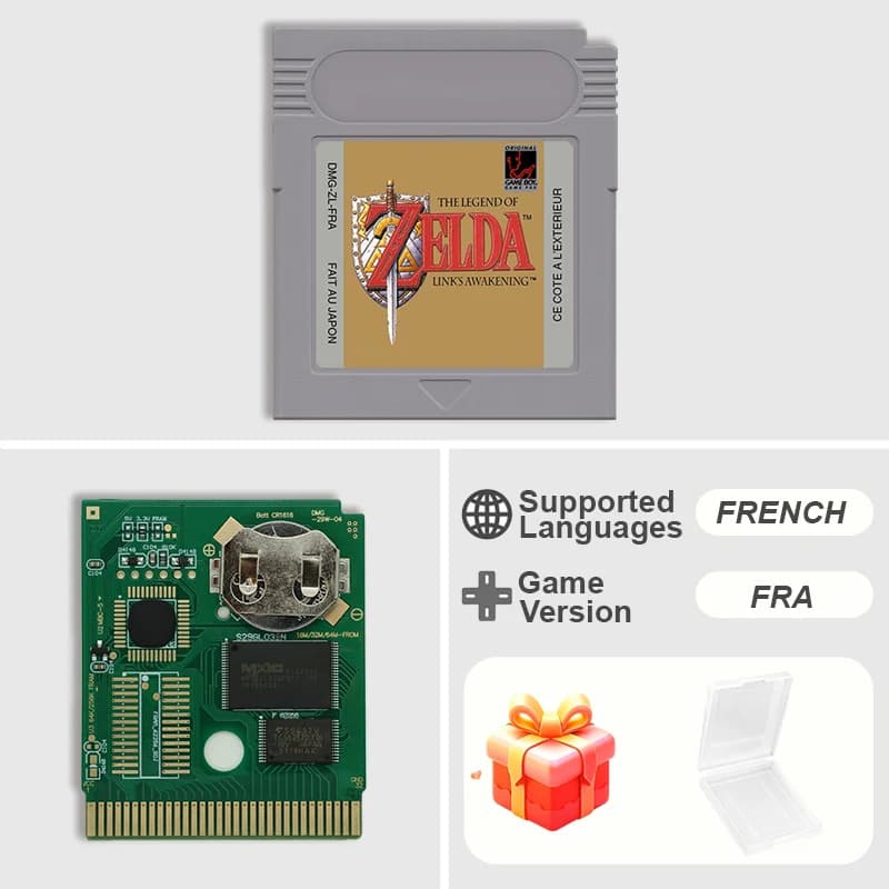 Cartouche de jeu vidéo pour console, série Zelda, Link's Awakening, Oracle of Ages, Seasons, haute q