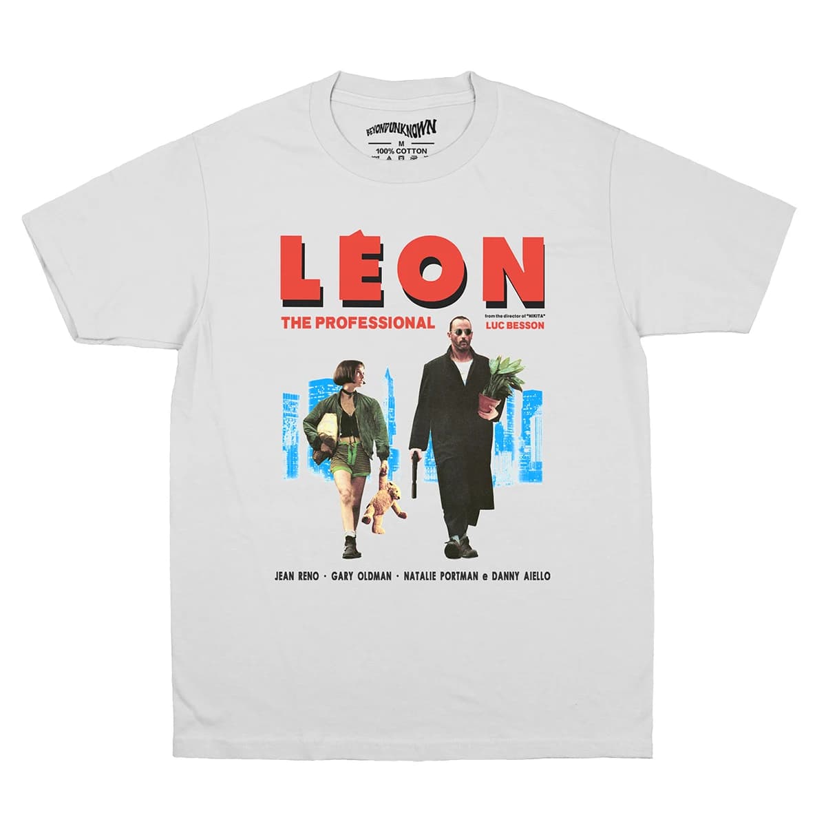 T-Shirt Leon The Professional, Luc Besson, Jean Reno, film classique, vêtements à manches courtes, e