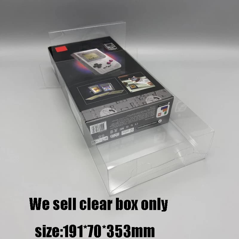 Pour LEGO | 72046 Boîte de protection transparente pour Game Boy GB, objet de collection