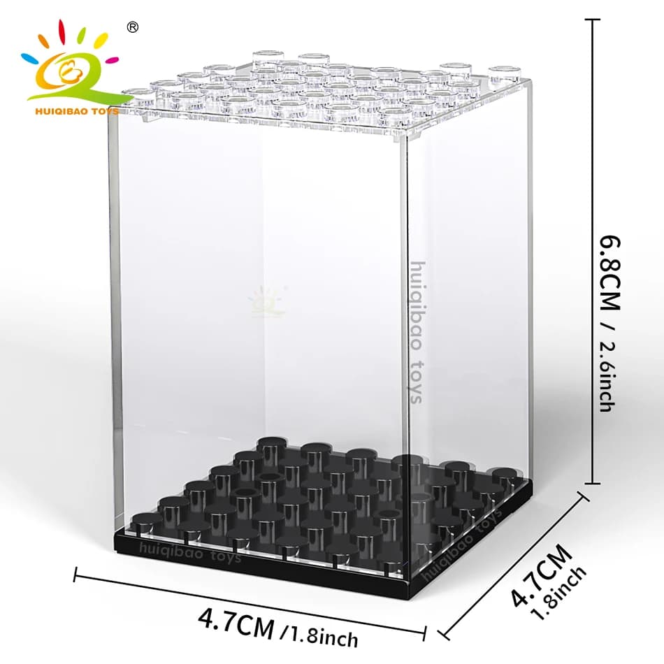 HUIQIBAO – vitrine de figurines anti-poussière, vitrine pour Collection de modèles, blocs de constru